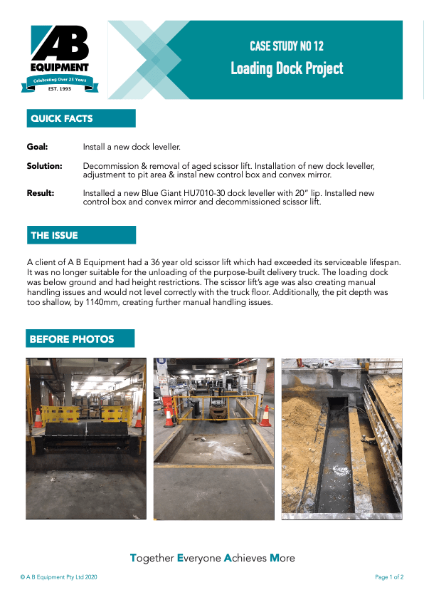Loading Dock Project